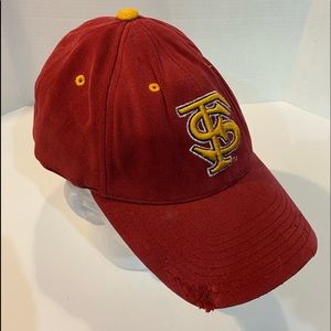 Florida State Seminoles Baseball Cap Hat Fitted Team Spirit Distressed